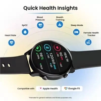 Ambrane Wise-roam 1.28" Full HD Display Smartwatch - Grey - Grey