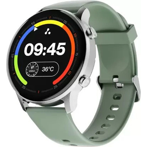Ambrane Wise-roam 1.28" Full HD Display Smartwatch - Green - Green