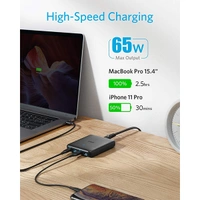 Anker 65W Mobile Powerport Atom III Slim 4 Port Adapter Charger