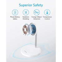 Anker Wireless PowerWave 2-in-1 Magnetic Stand Lite with USB-C Cable