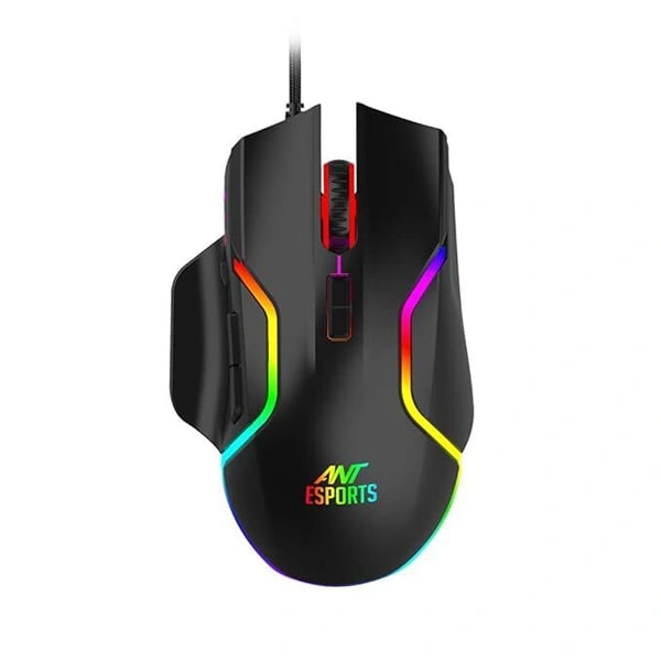 Ant Esports GM320 RGB Optical Wired Gaming Mouse - Black