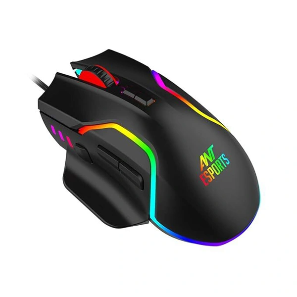 Ant Esports GM320 RGB Optical Wired Gaming Mouse - Black