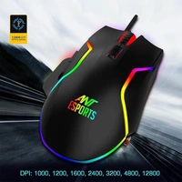 Ant Esports GM320 RGB Optical Wired Gaming Mouse - Black