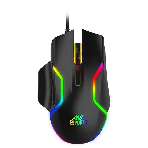 Ant Esports GM340 Ergonomic Design Mouse - Black