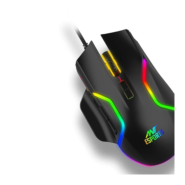 Ant Esports GM340 Ergonomic Design Mouse - Black