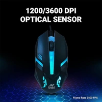 Ant Esports GM45 Gaming Mouse - Black