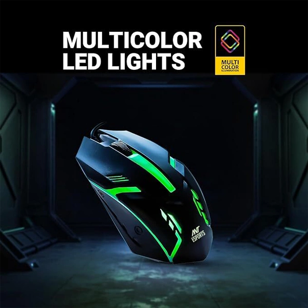 Ant Esports GM45 Gaming Mouse - Black