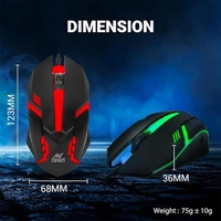 Ant Esports GM45 Gaming Mouse - Black
