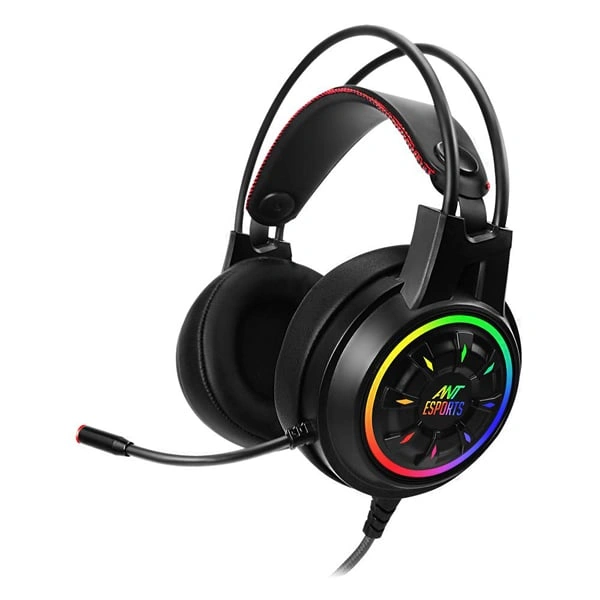 Ant Esports H707 HD RGB Wired Gaming Headphone