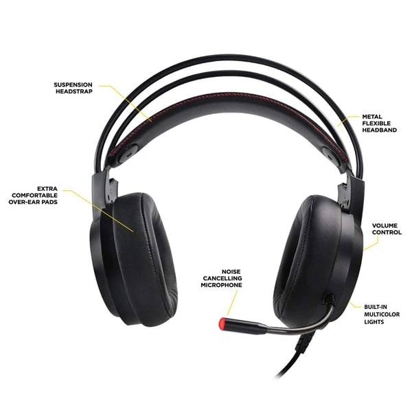 Ant Esports H707 HD RGB Wired Gaming Headphone