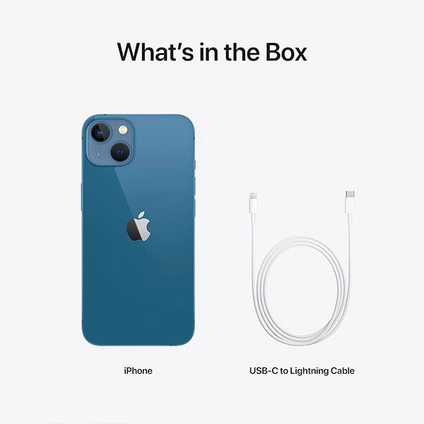 Apple iPhone 13 (Renewed) - 128 GB - Renewed, Blue - Blue