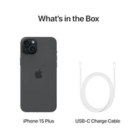 Apple iPhone 15 Plus - Black, 128 GB - Black
