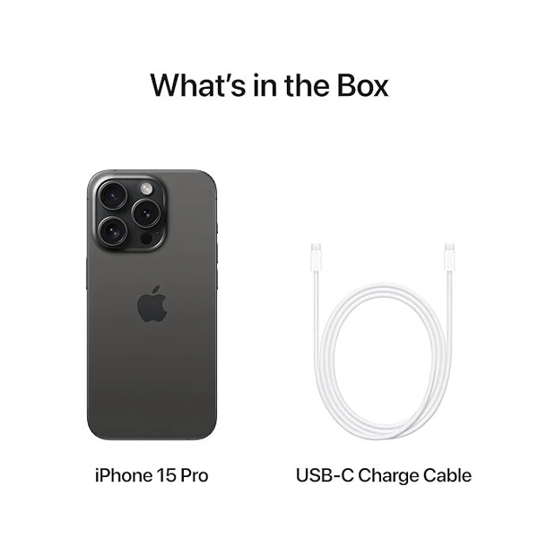 Apple iPhone 15 Pro - Natural Titanium, 1 TB - Natural Titanium