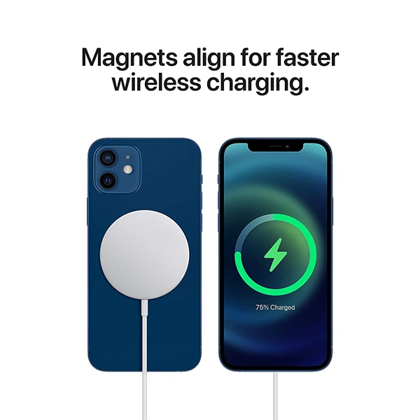 Apple MagSafe Charger (for iPhone, AirPods Pro, AirPods with Wireless Charging Case) - Black, White