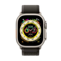 Apple Watch Ultra 49mm Black/Grey Wrist Strap - Black, Blue, Red