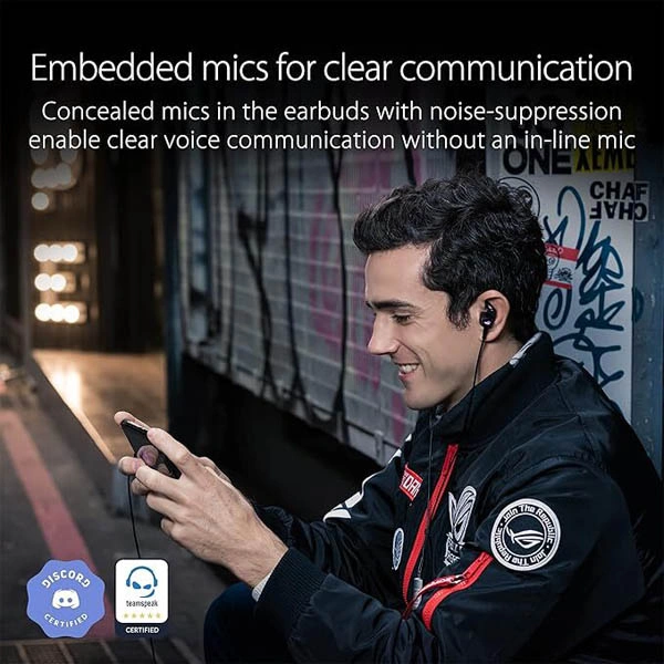 Asus Rog Cetra 2 Gaming Wired In Ear Earphones With ANC Mic