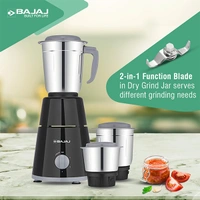 Bajaj 500 Watt GX-1 Mixer Grinder with 3 Jars