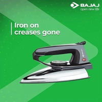 Bajaj DX-2 600W Dry Iron with Advance Soleplate and Anti-bacterial German Coating Technology