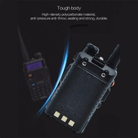 BAOFENG UV5R Professional FM Walkie Talkie (Range Upto 5KM) - (Pack of 2 Pcs) - Black - Black