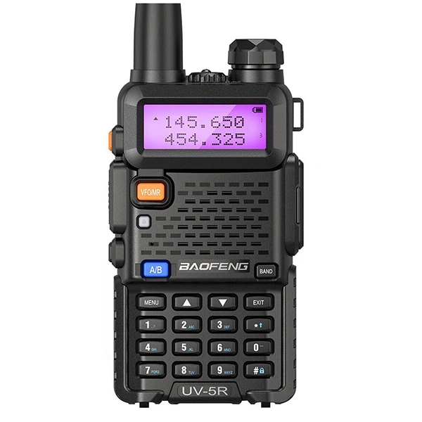 BAOFENG UV5R Professional FM Walkie Talkie (Range Upto 5KM) - (Pack of 1 Pc) - Black, Camo Green