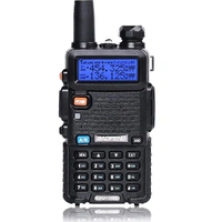 BAOFENG UV5R Professional FM Walkie Talkie (Range Upto 5KM) - (Pack of 1 Pc) - Black, Camo Green