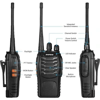 BAOFENG Walkie Talkies BF-888S Rechargeable Two-Way Radios - (Pair of 2 Pcs)