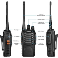 BAOFENG Walkie Talkies BF-888S Rechargeable Two-Way Radios - (Pair of 12 Pcs)