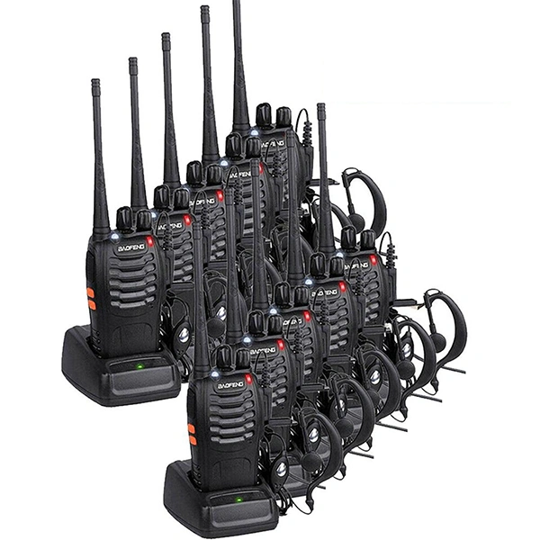 BAOFENG Walkie Talkies BF-888S Rechargeable Two-Way Radios - (Pair of 10 Pcs)