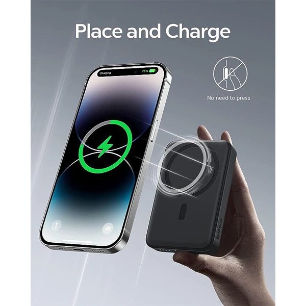 Baseus 10000 mAh 20W Magsafe Fast Charging Power Bank - Black - Black