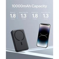 Baseus 10000 mAh 20W Magsafe Fast Charging Power Bank - Black - Black
