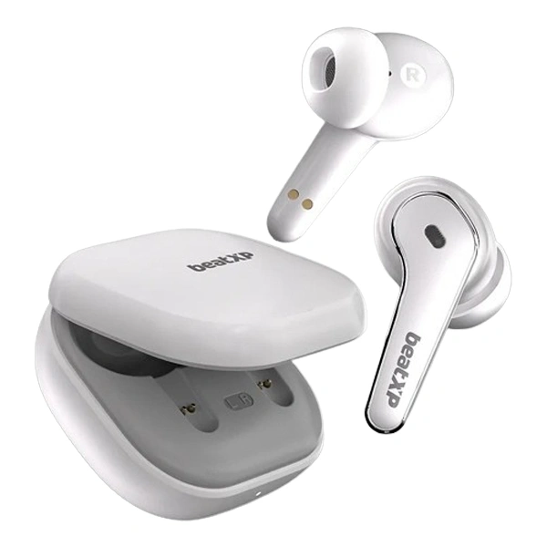 beatXP Echo XPODS Bluetooth True Wireless Earbuds - White - White