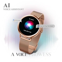 beatXP Eva Bluetooth Calling Smartwatch with 1.2" Super AMOLED Display - Gold - Gold