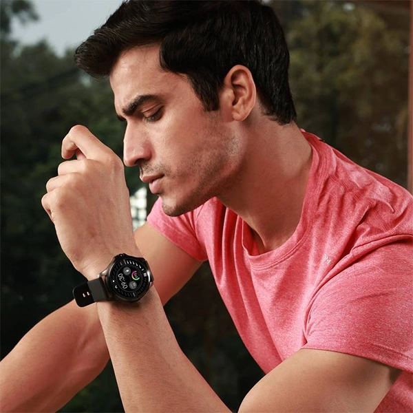 beatXP Exact Smartwatch with Medical Grade ECG - Black
