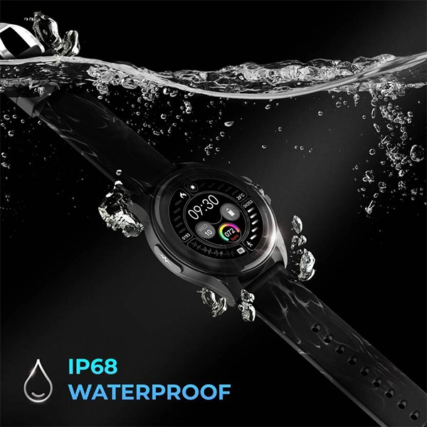 beatXP Exact Smartwatch with Medical Grade ECG - Black
