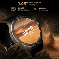 beatXP BeatXP Flux 1.45" Bluetooth Calling Smartwatch with Round HD display - Silver - Silver