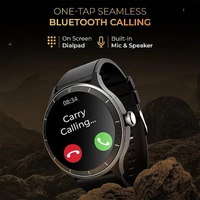 beatXP BeatXP Flux 1.45" Bluetooth Calling Smartwatch with Round HD display - Silver - Silver