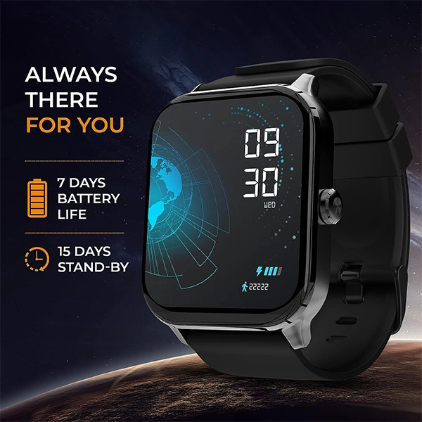 beatXP Marv 1.85” (4.5 cm) HD Display Smart Watch With Bluetooth Calling - White - White