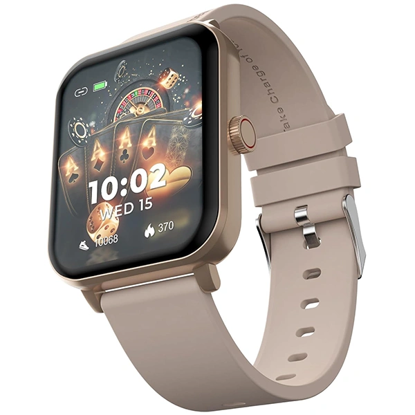 beatXP Marv Ace Bluetooth Calling Smart Watch - Beige - Beige