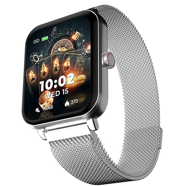 beatXP Marv Ace Bluetooth Calling Smart Watch - Silver - Silver