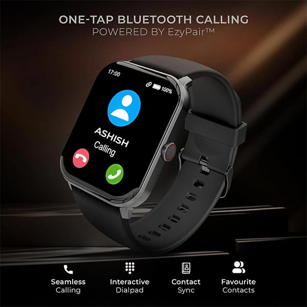 beatXP Marv Neo Smart Watch with 1.85” Ultra HD Display Bluetooth Calling - Purple - Purple