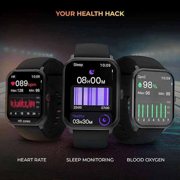 beatXP Marv Neo Smart Watch with 1.85” Ultra HD Display Bluetooth Calling - Purple - Purple