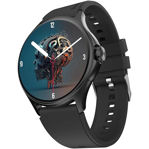 beatXP Sigma 1.38” HD Display Smart Watch - Black Metal Magnetic - Black Metal Magnetic