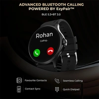 beatXP Sigma 1.38” HD Display Smart Watch - Black Metal Magnetic - Black Metal Magnetic