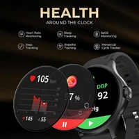 beatXP Sigma 1.38” HD Display Smart Watch - Black Metal Magnetic - Black Metal Magnetic