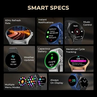 beatXP Sigma 1.38” HD Display Smart Watch - Black - Black