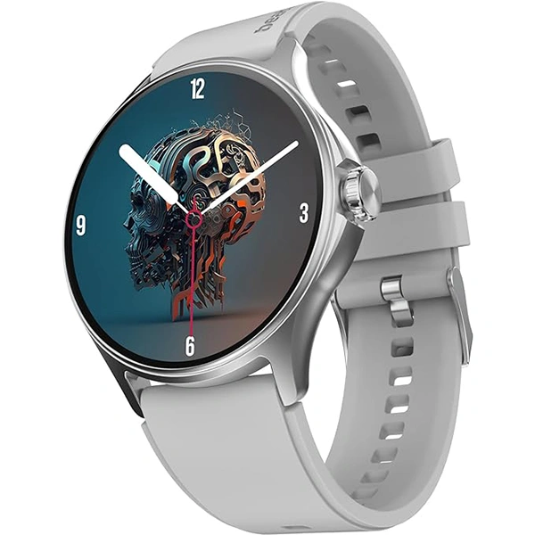 beatXP Sigma 1.38” HD Display Smart Watch - Silver - Silver
