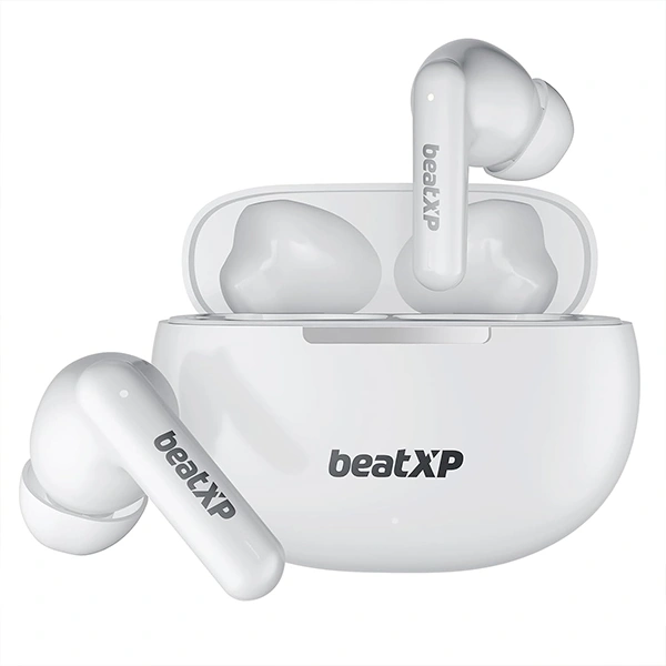 beatXP Tune XPods Bluetooth True Wireless Earbuds - White - White