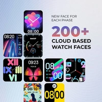 beatXP BeatXP Unbound Plus 1.8" AMOLED Bluetooth Calling Smart Watch - Black Metal - Black Metal
