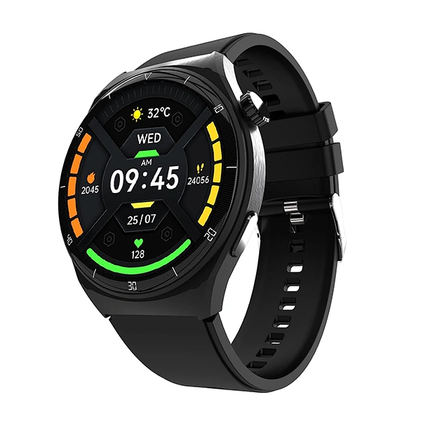 beatXP Vega X 1.43" (3.6 cm) Super AMOLED Display Bluetooth Calling Smart Watch - Black, White