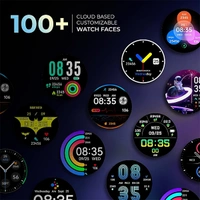 beatXP Vega X 1.43" (3.6 cm) Super AMOLED Display Bluetooth Calling Smart Watch - Black, White